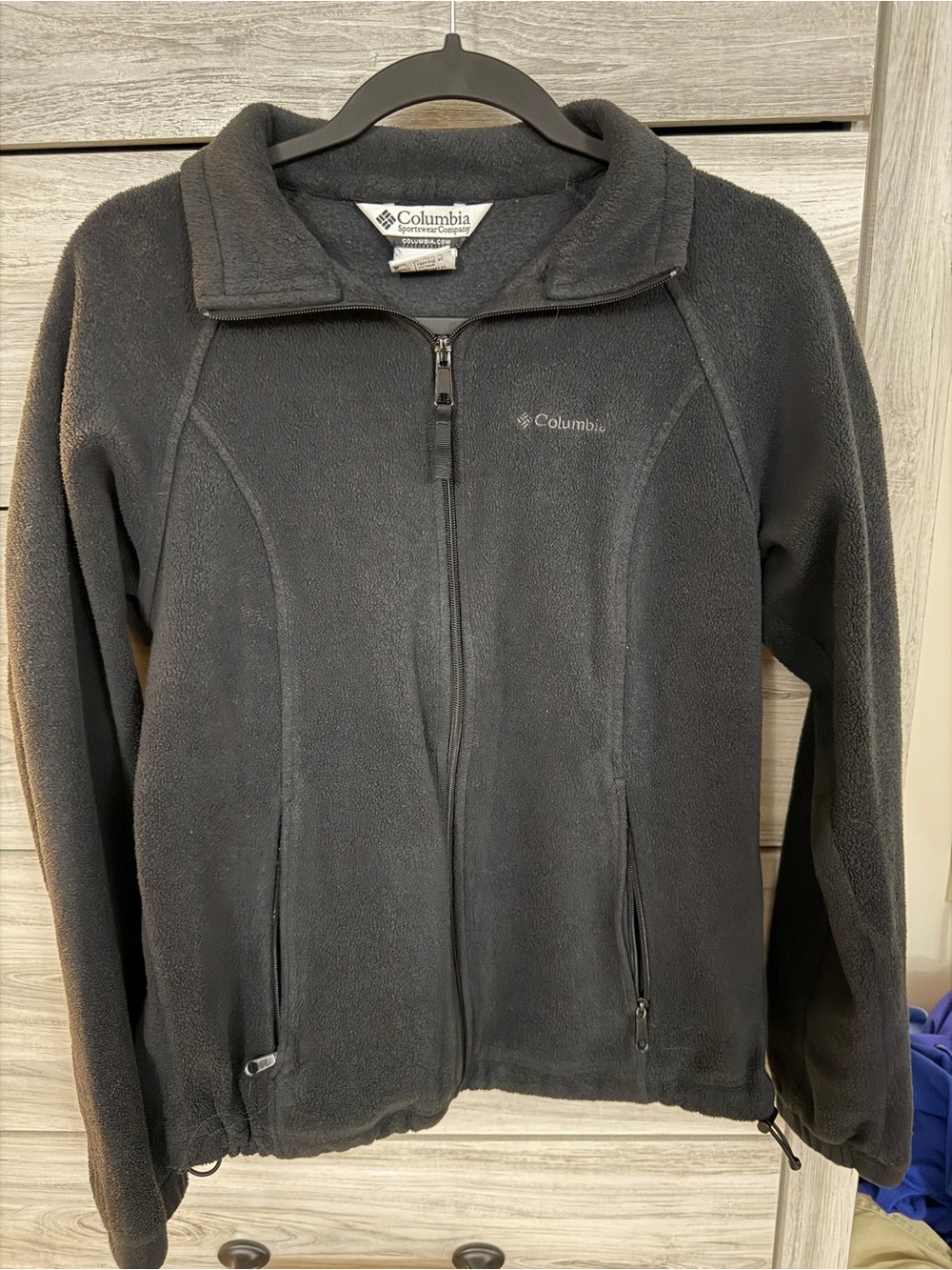 Columbia Black Full-Zip Fleece Jacket